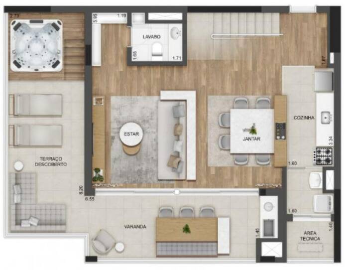 Apartamento, 3 quartos, 190 m² - Foto 4